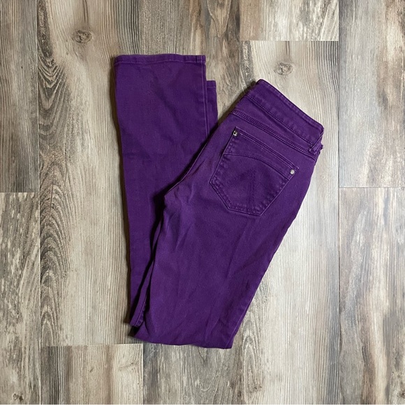 delia’s Straight Leg Purple Jeans SZ 5/6R - Picture 4 of 6